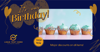 Birthday Business Promo Facebook ad Image Preview