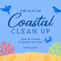 Coastal Cleanup Instagram post Image Preview