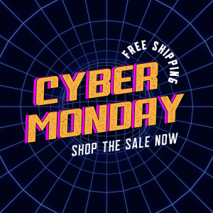 Vaporwave Cyber Monday Instagram post Image Preview