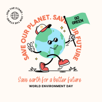World Environment Day Mascot Instagram Post Design