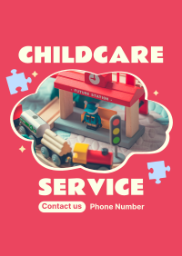 Childcare Daycare Service Poster Design