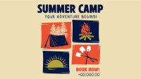 Sunny Hills Camp Facebook Event Cover Design