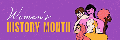 Women's History Month March Twitter header (cover) Image Preview