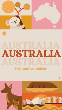 Modern Australia Day  Facebook Story Design