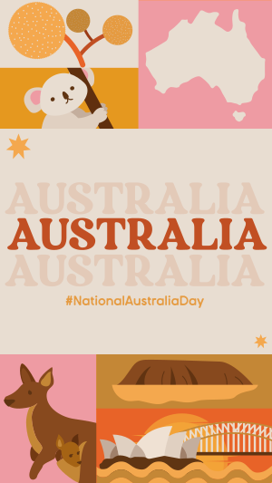 Modern Australia Day  Facebook story Image Preview