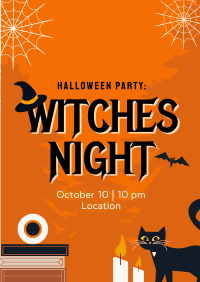 Witches Night Flyer Image Preview