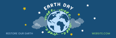 Restore Earth Day Twitter header (cover) Image Preview