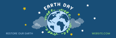 Restore Earth Day Twitter header (cover)