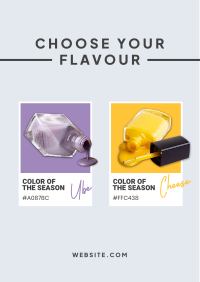 Choose Your Flavour Flyer Design