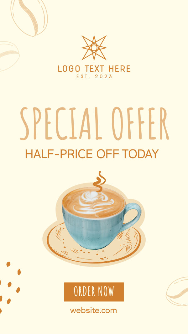 Special Offer Coffee Instagram Reel Design Image Preview