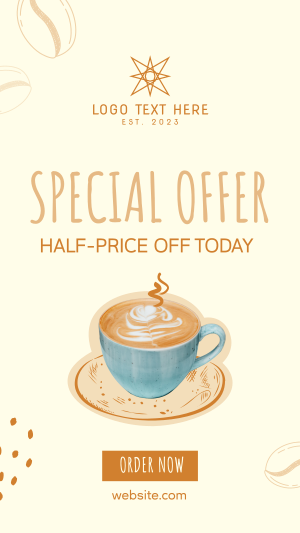 Special Offer Coffee Instagram Reel Image Preview