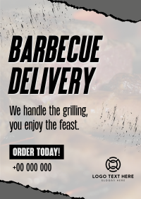 Rustic BBQ Delivery Poster Preview