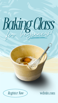 Beginner Baking Class Instagram reel Image Preview