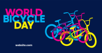 World Bicycle Day CMYK Facebook ad Image Preview