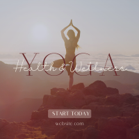 Yoga Sparkle Instagram Post Design