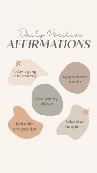 Affirmations To Yourself Facebook story Image Preview