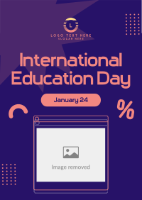 International Education Day Poster Image Preview