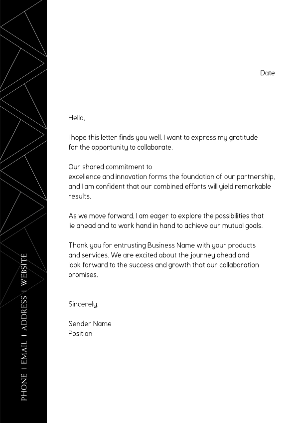 Classic Diamonds Letterhead Design Image Preview