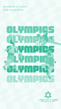 The Olympics Greeting YouTube Short Design