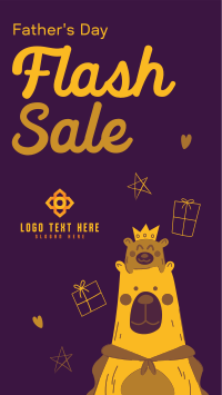 Papa Bear Sale TikTok Video Design