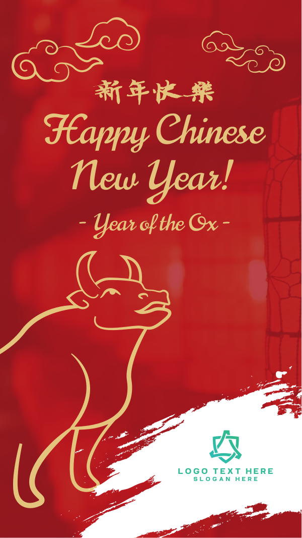 Happy Chinese New Year Instagram Story Design Image Preview