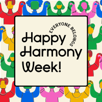 Harmony People Week Instagram Post Design