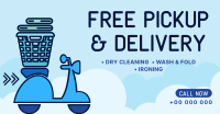 Laundry Pickup and Delivery Facebook ad Image Preview