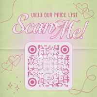 Coquettish Price List QR Code Preview