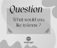 Generic ask me anything Facebook Post Design