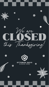 Close In Thanksgiving TikTok Video Image Preview