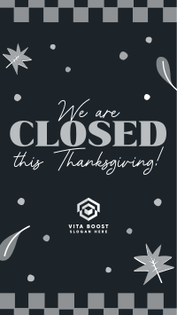 Close In Thanksgiving TikTok Video Image Preview