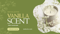 Vanilla Candle Scent Facebook Event Cover Preview