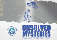 Rustic Unsolved Mysteries Postcard Image Preview