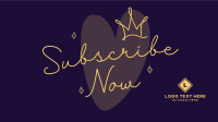 Heart Subscribe Now Animation Preview