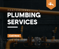 Plumbing Services Facebook Post Design
