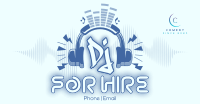 DJ for Hire Facebook ad Image Preview