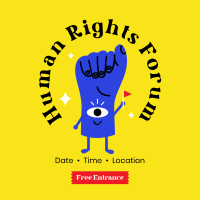 Rights Forum Instagram Post Design