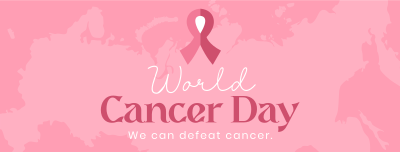 We Can Defeat Cancer Facebook cover Image Preview