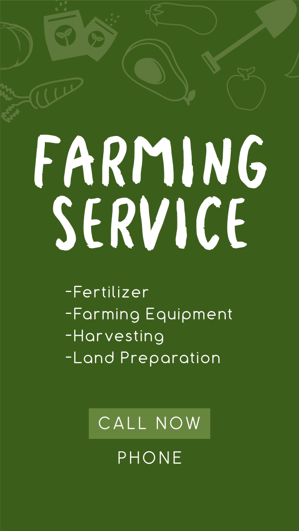 Farm Services Instagram Story Design Image Preview