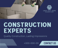 Modern Construction Experts Facebook post Image Preview