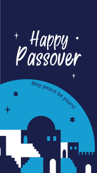 Passover Skyline Facebook Story Design