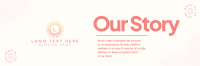 Simple Our Story Twitter Header Design