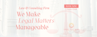 Making Legal Matters Manageable Facebook cover Image Preview