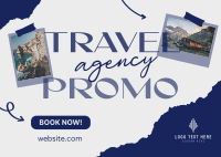 Travel Agency Sale Postcard Design