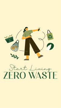 Living Zero Waste Instagram story Image Preview