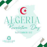 Algerian Revolution Instagram post Image Preview