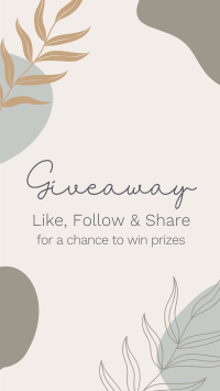 Giveaway Raffle Facebook story Image Preview