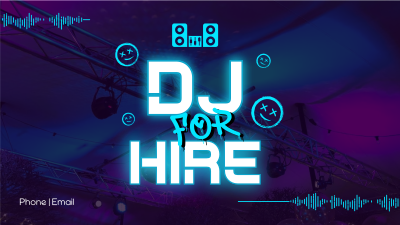Hiring Party DJ Facebook event cover Image Preview