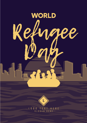 World Refuge Day Flyer Image Preview