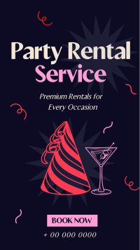 Quirky Party Service TikTok Video Image Preview